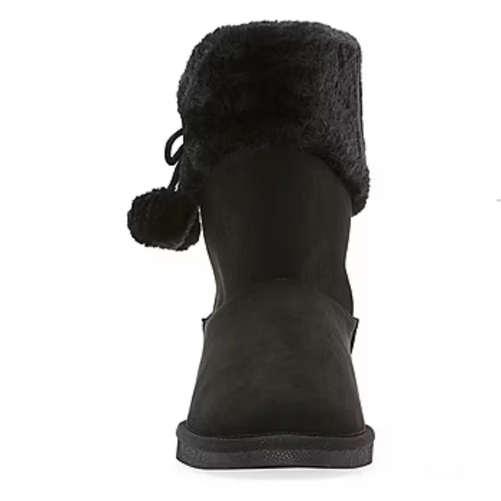 Thereabouts Little & Big Girls Aubree Flat Heel Winter Boots